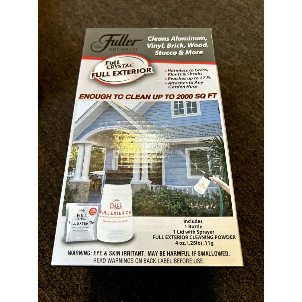 Fuller Brush Co. Full Crystal Full Exterior Cleaner Non-Toxic As Seen On TV -NEW